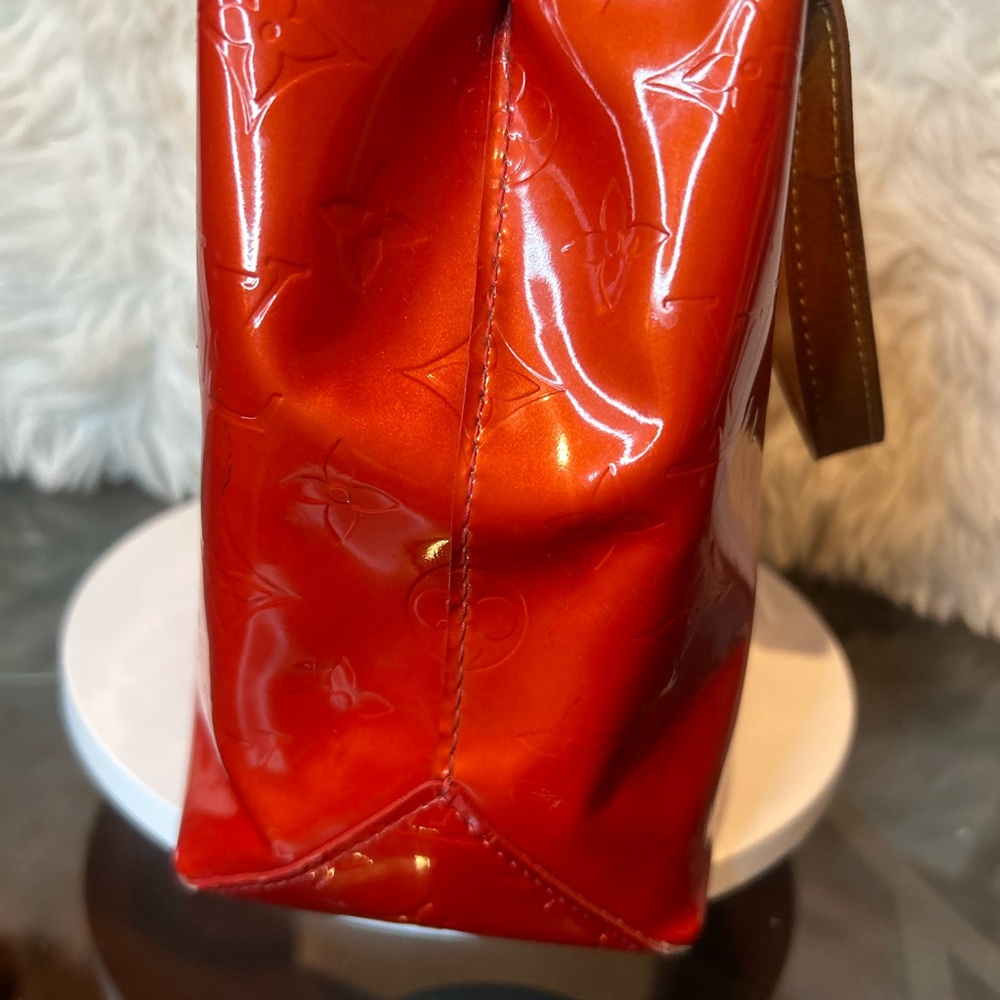 LOUIS VUITTON Vernis Red Reade PM M91088 used - Picture 11 of 16
